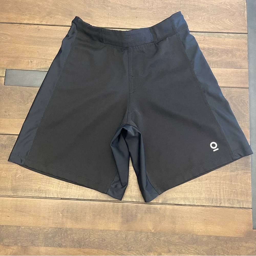 Optimal Human Brand, Black Athletic Fight Shorts, Men’s Small